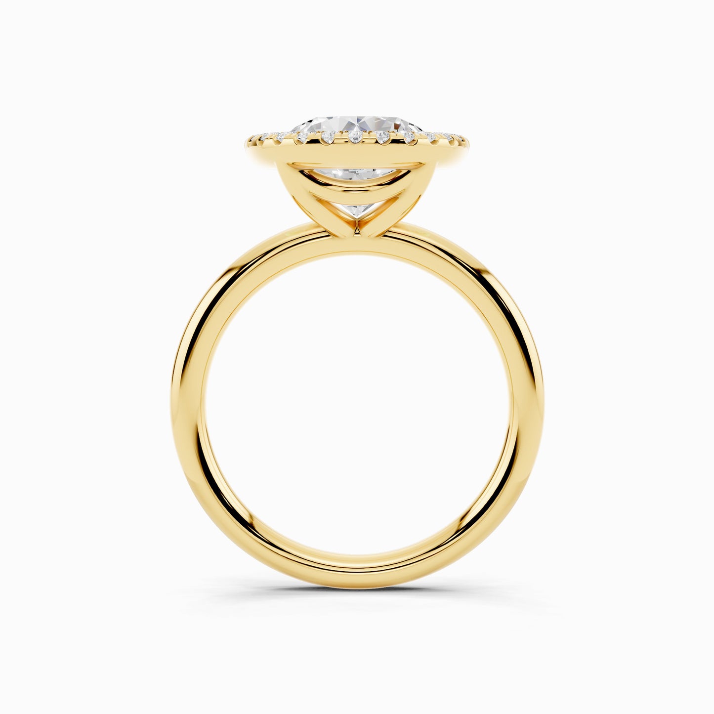 Marilla Round Cut Halo Engagement Ring