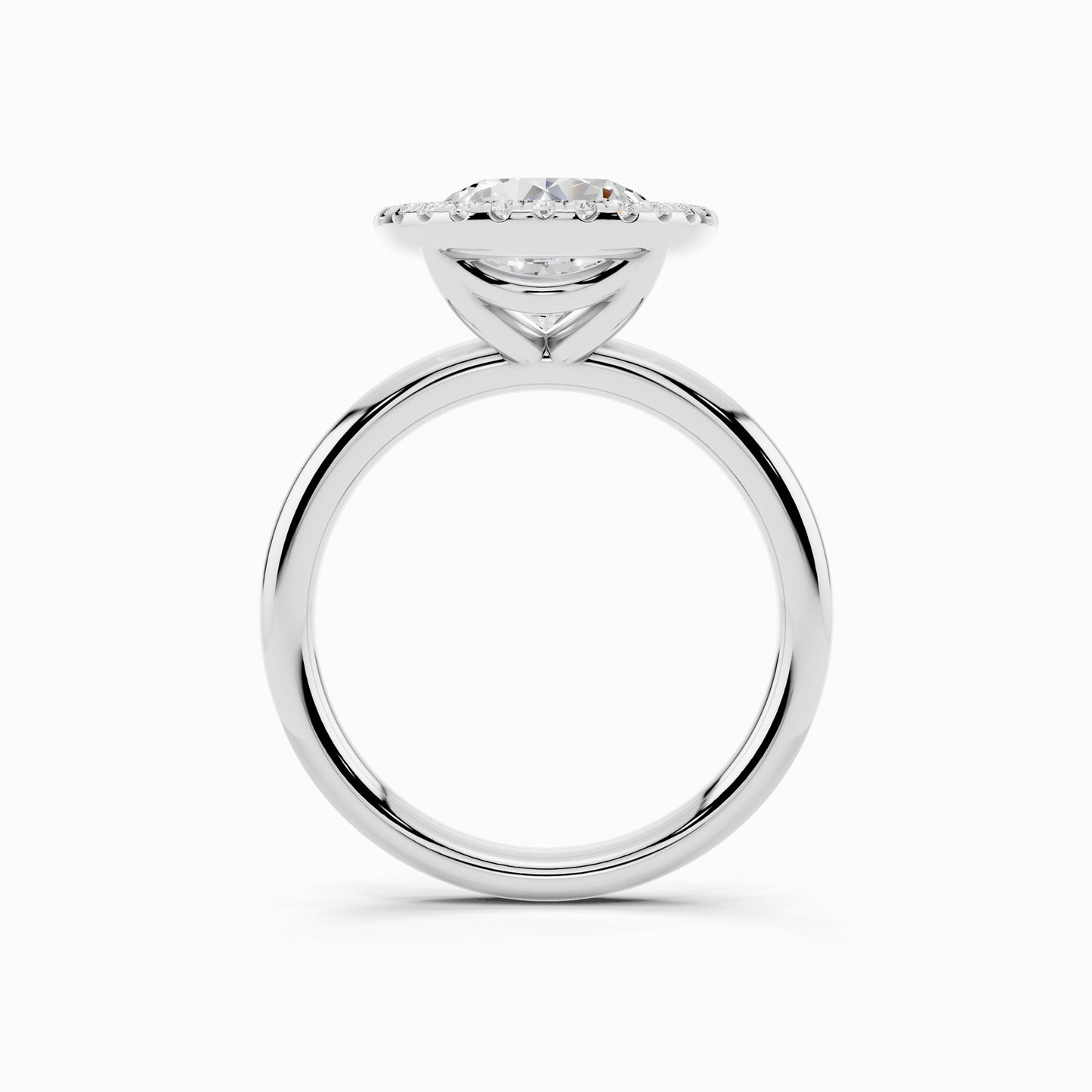 Marilla Round Cut Halo Engagement Ring