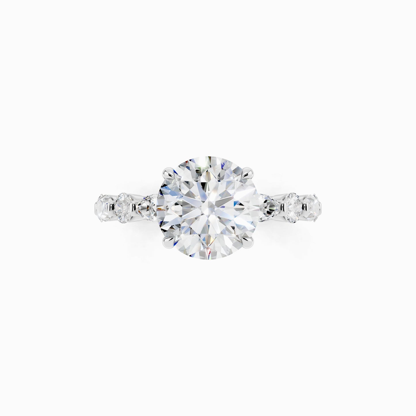 Sira Round Cut Engagement Ring
