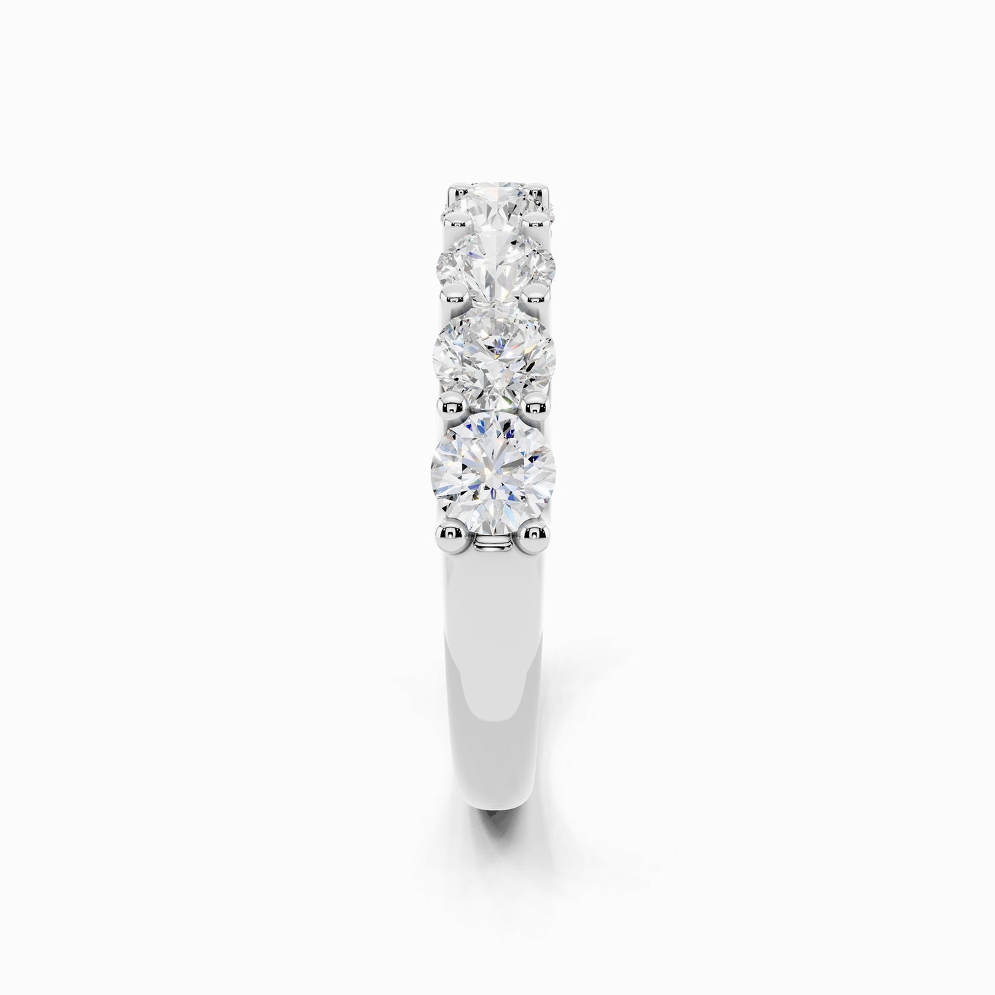 Arali Seven Stone 1.5 Carat Round Cut Wedding Ring