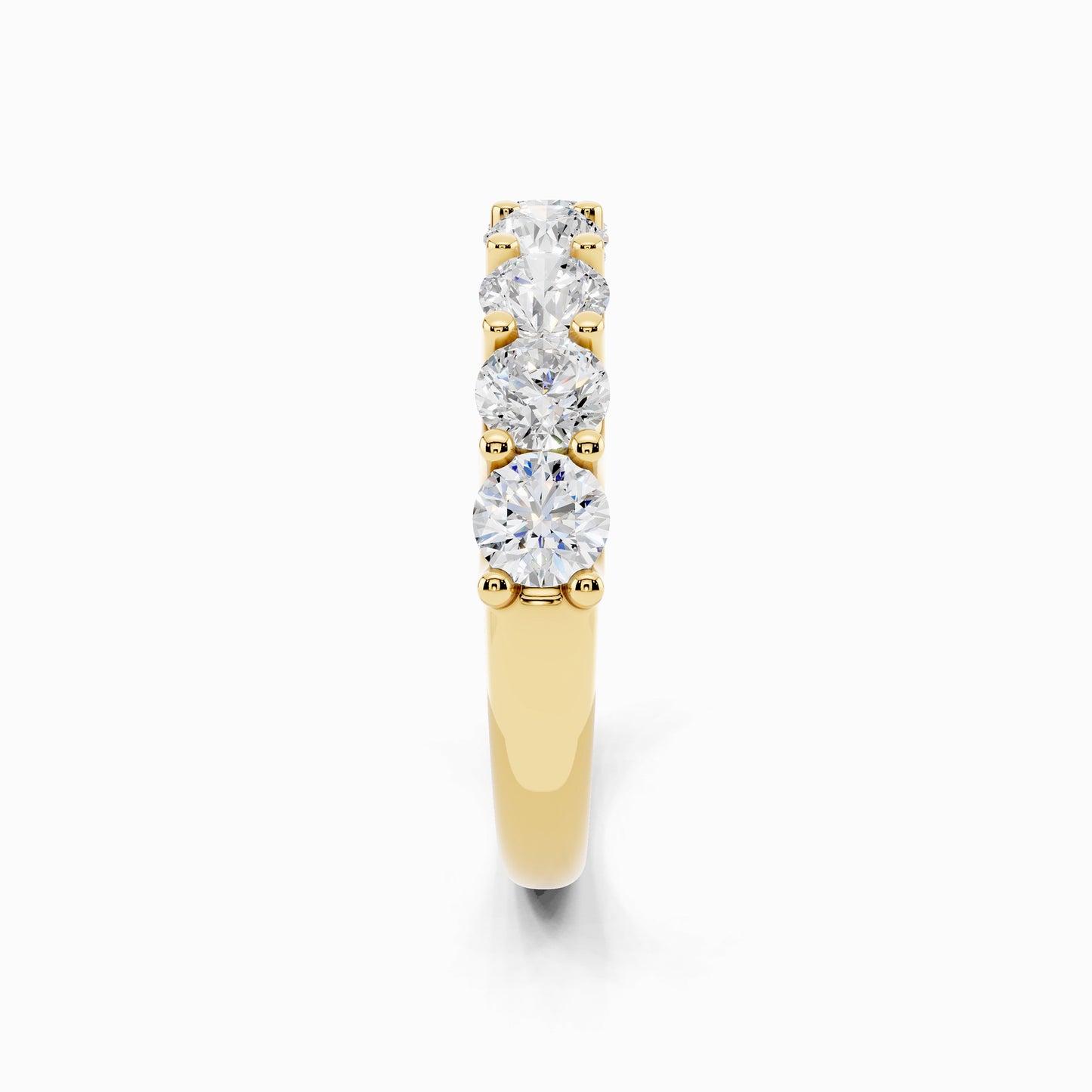 Arali Seven Stone 1.5 Carat Round Cut Wedding Ring