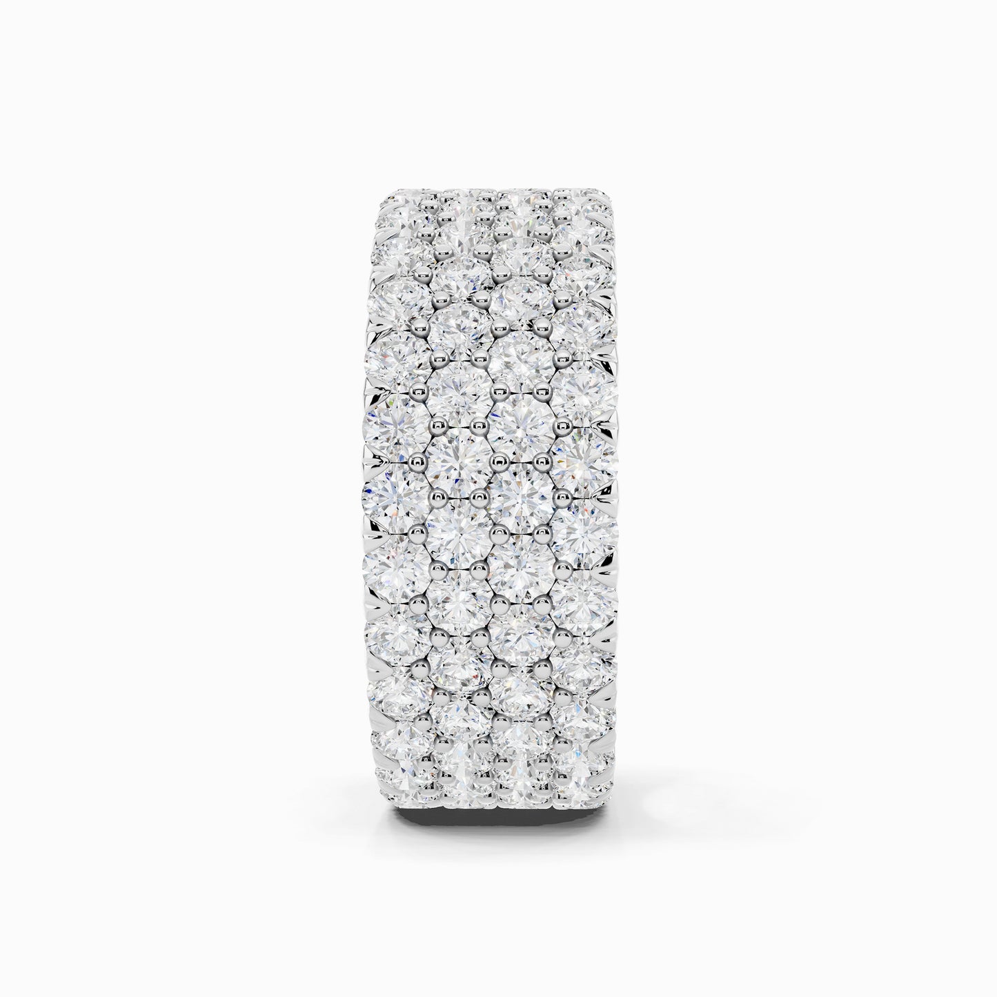 Magnolia Grace Round Cut Eternity Wedding Ring