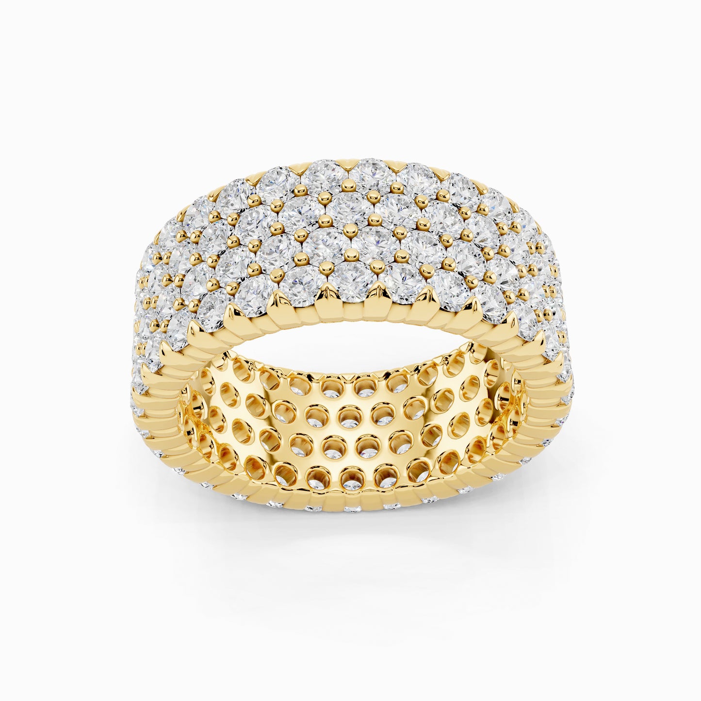 Magnolia Grace Round Cut Eternity Wedding Ring