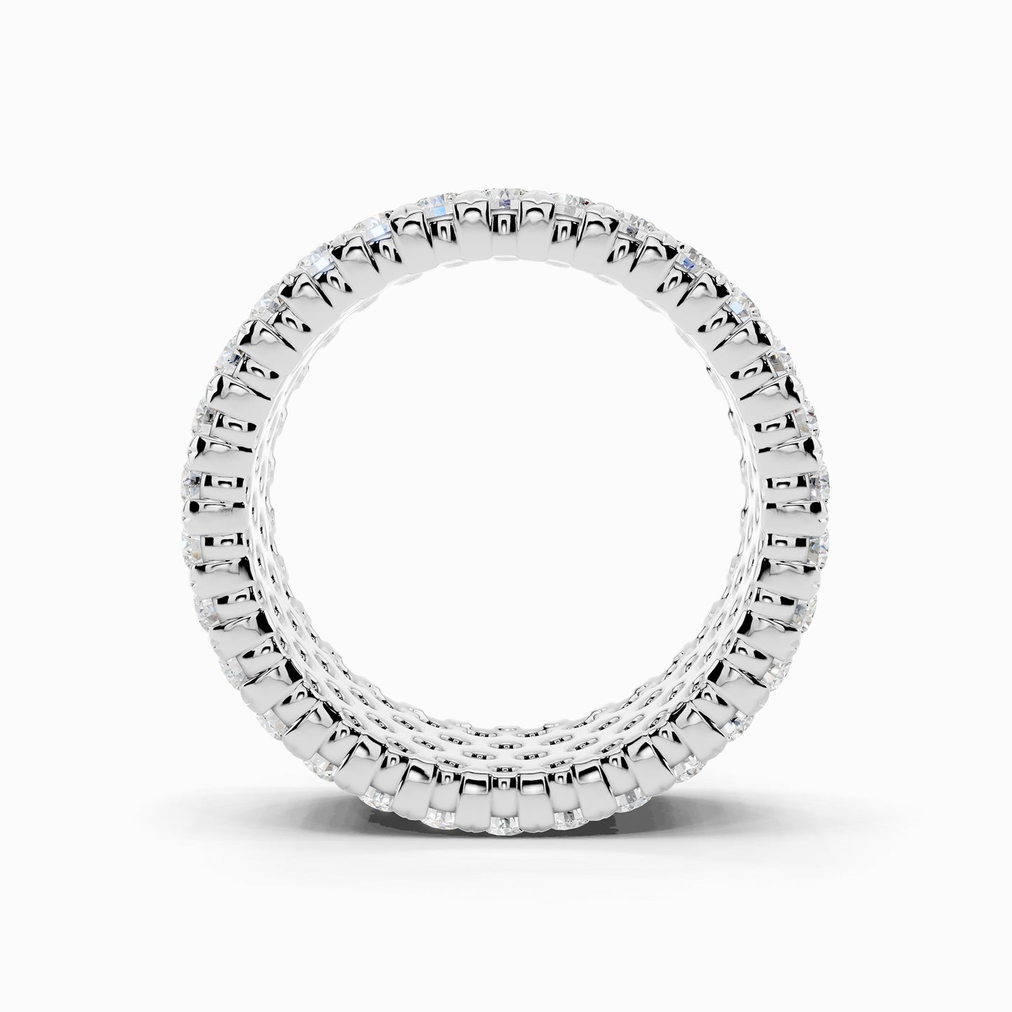 Magnolia Grace Round Cut Eternity Wedding Ring