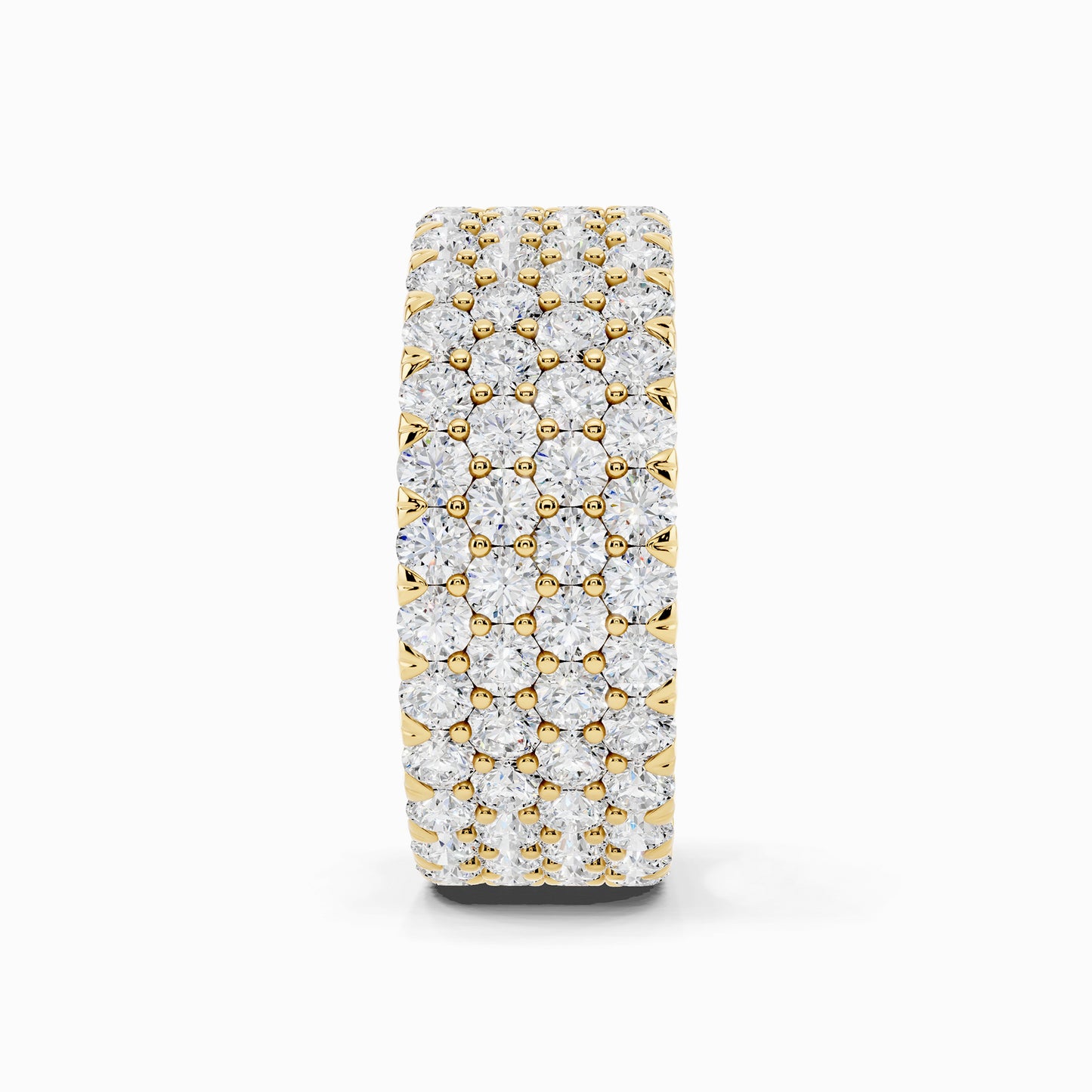 Magnolia Grace Round Cut Eternity Wedding Ring