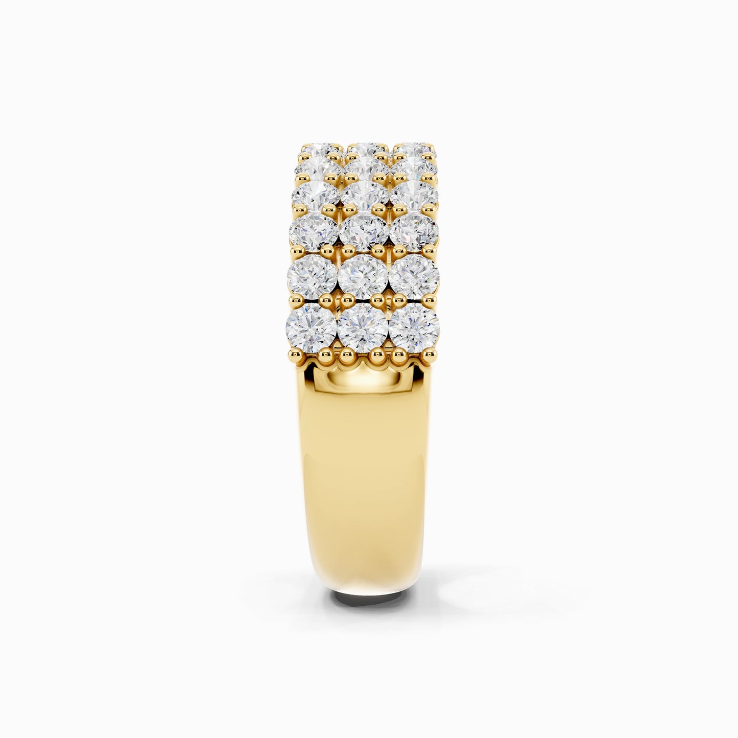 Winika Half Eternity Round Cut Wedding Ring