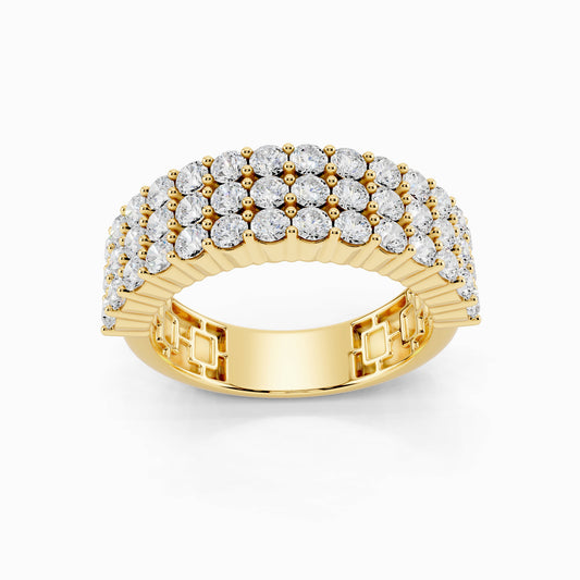 Winika Half Eternity Round Cut Wedding Ring