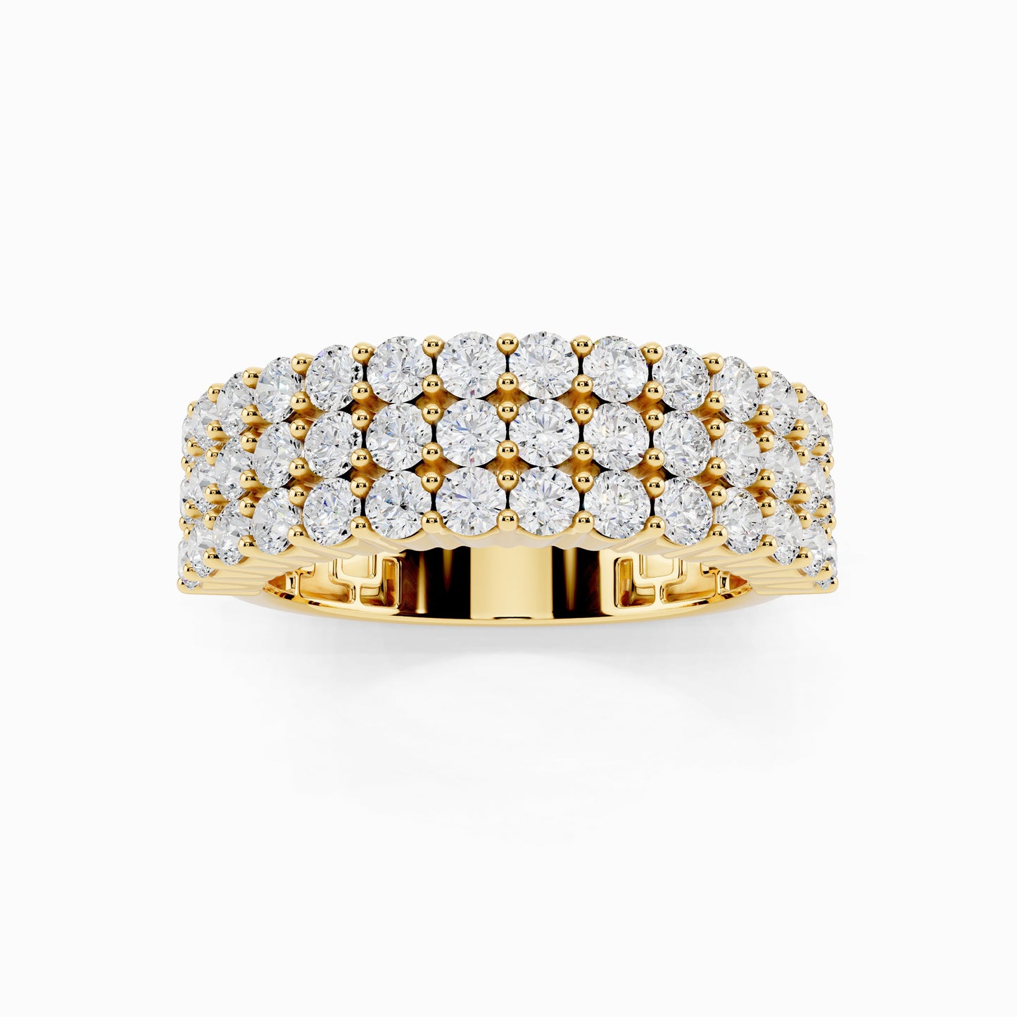 Winika Half Eternity Round Cut Wedding Ring