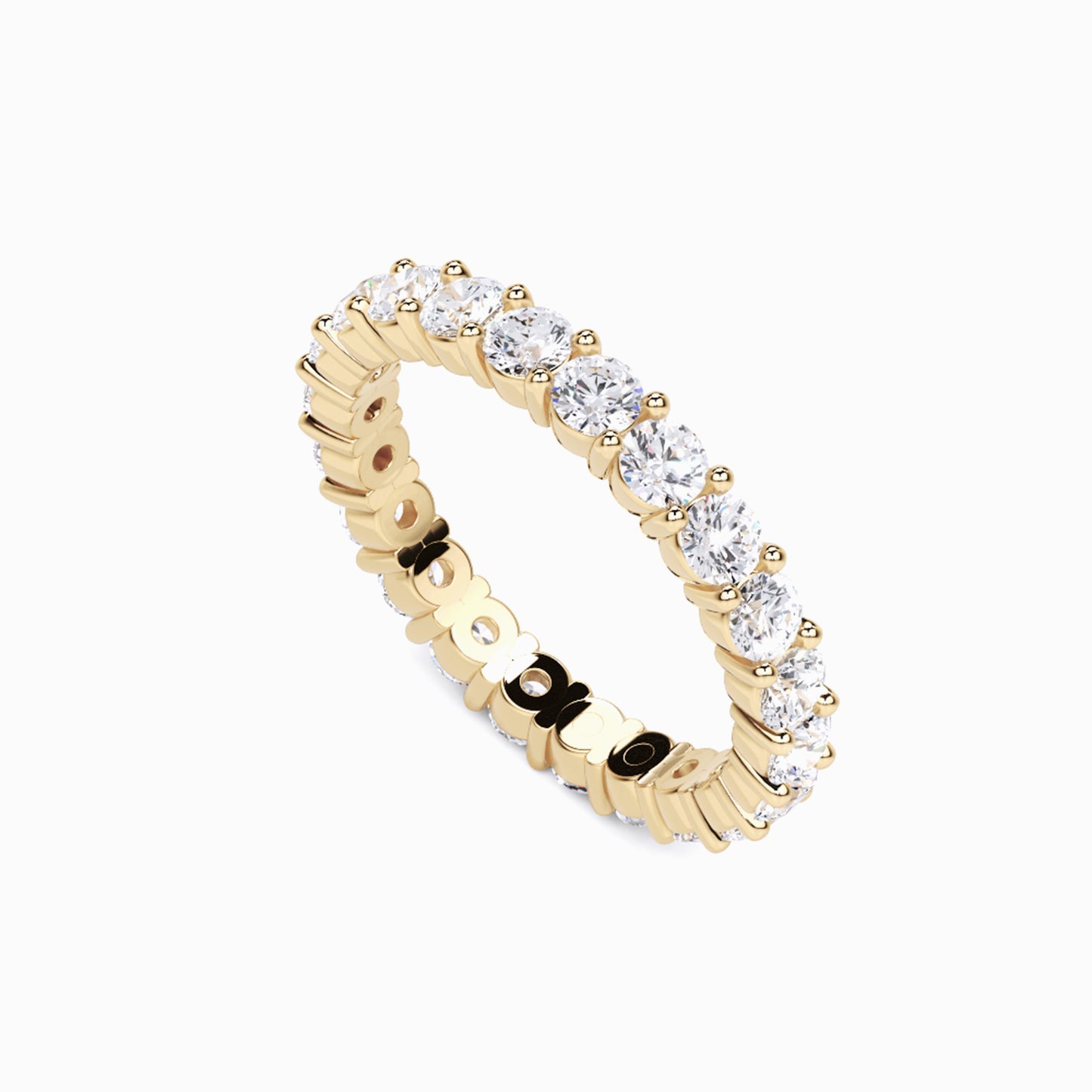 Roselle Eternity 4 Carat Round Cut Wedding Ring