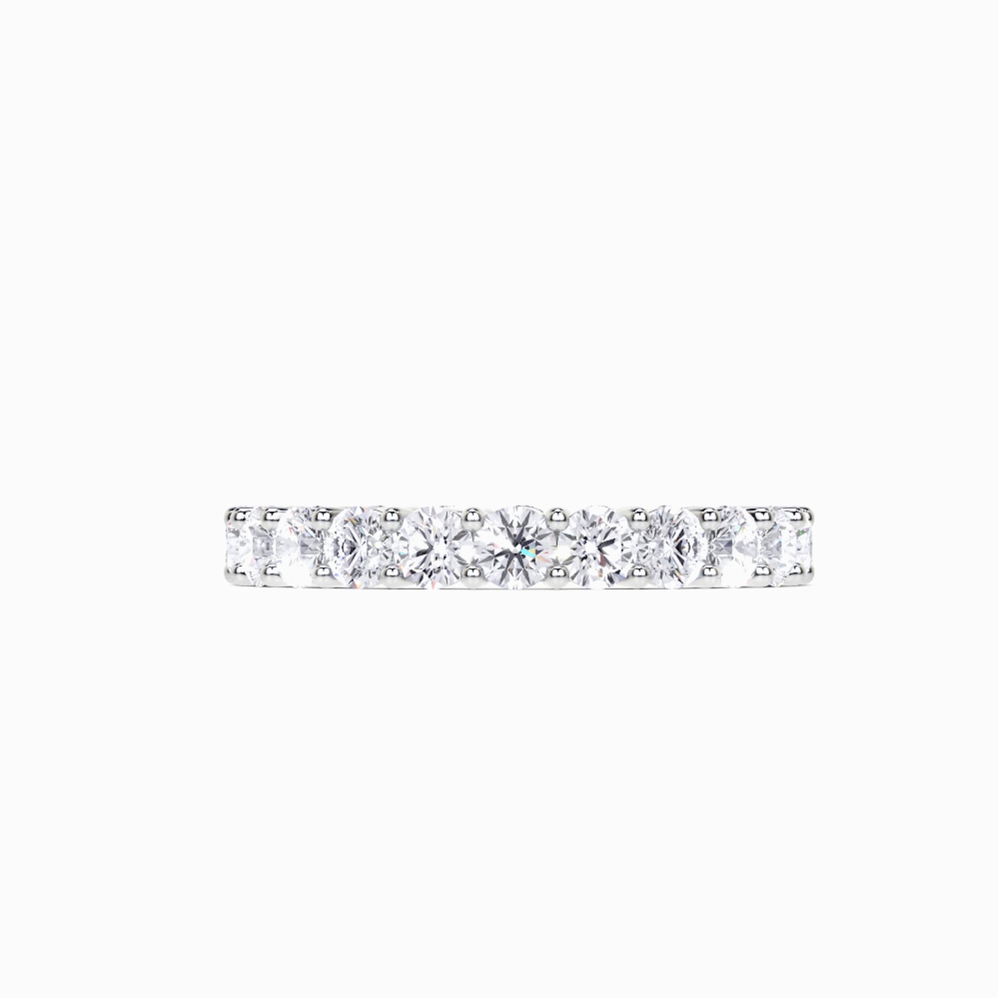 Roselle Eternity 3 Carat Round Cut Wedding Ring