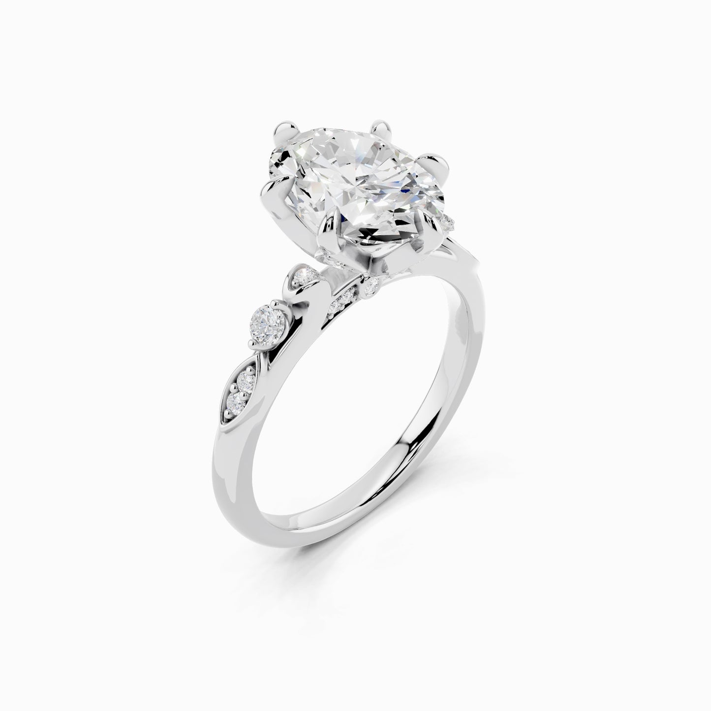 Daphne Oval Cut Engagement Ring