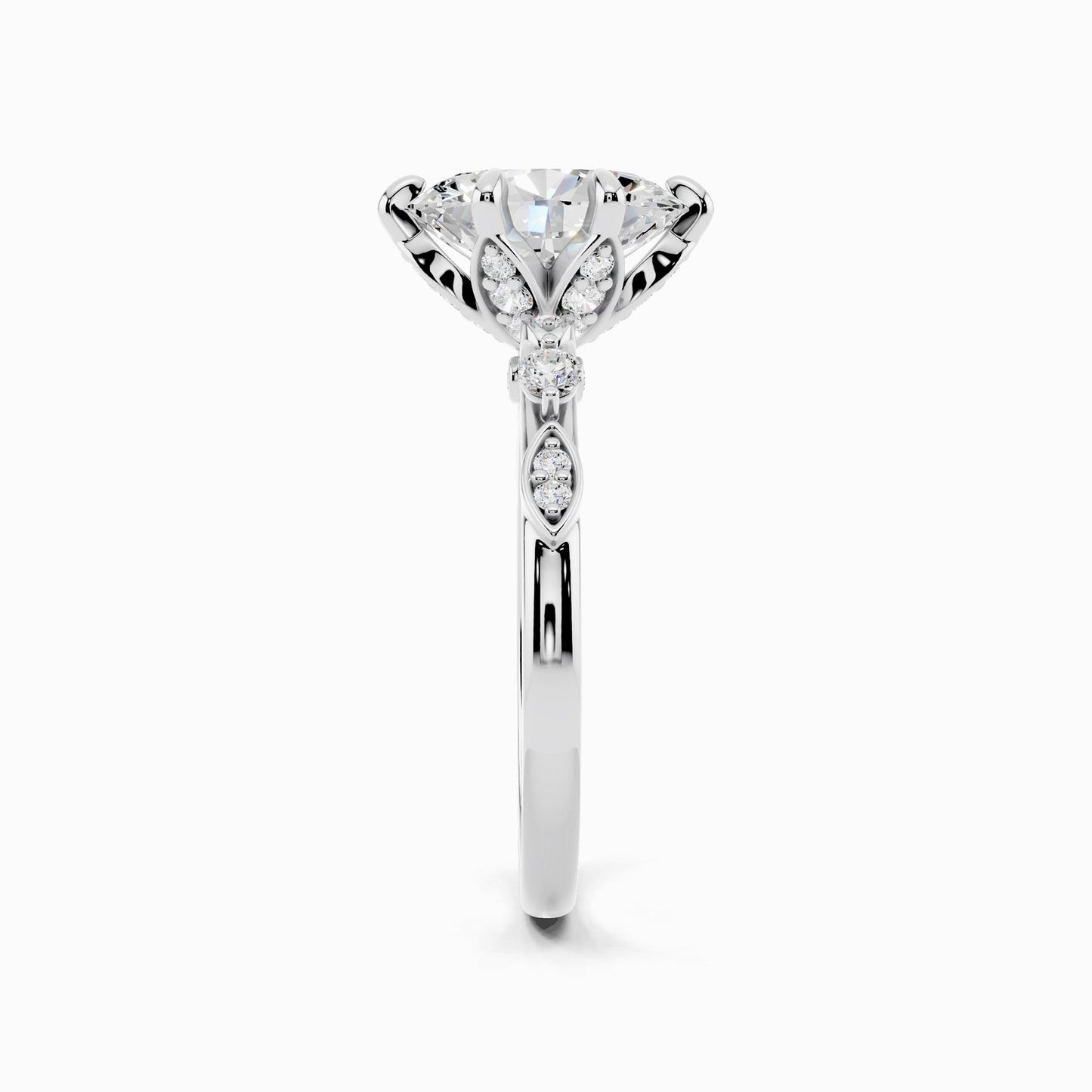 Daphne Oval Cut Engagement Ring