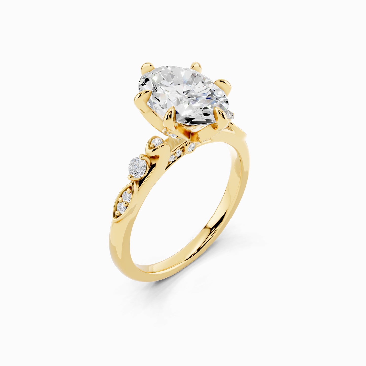 Daphne Oval Cut Engagement Ring