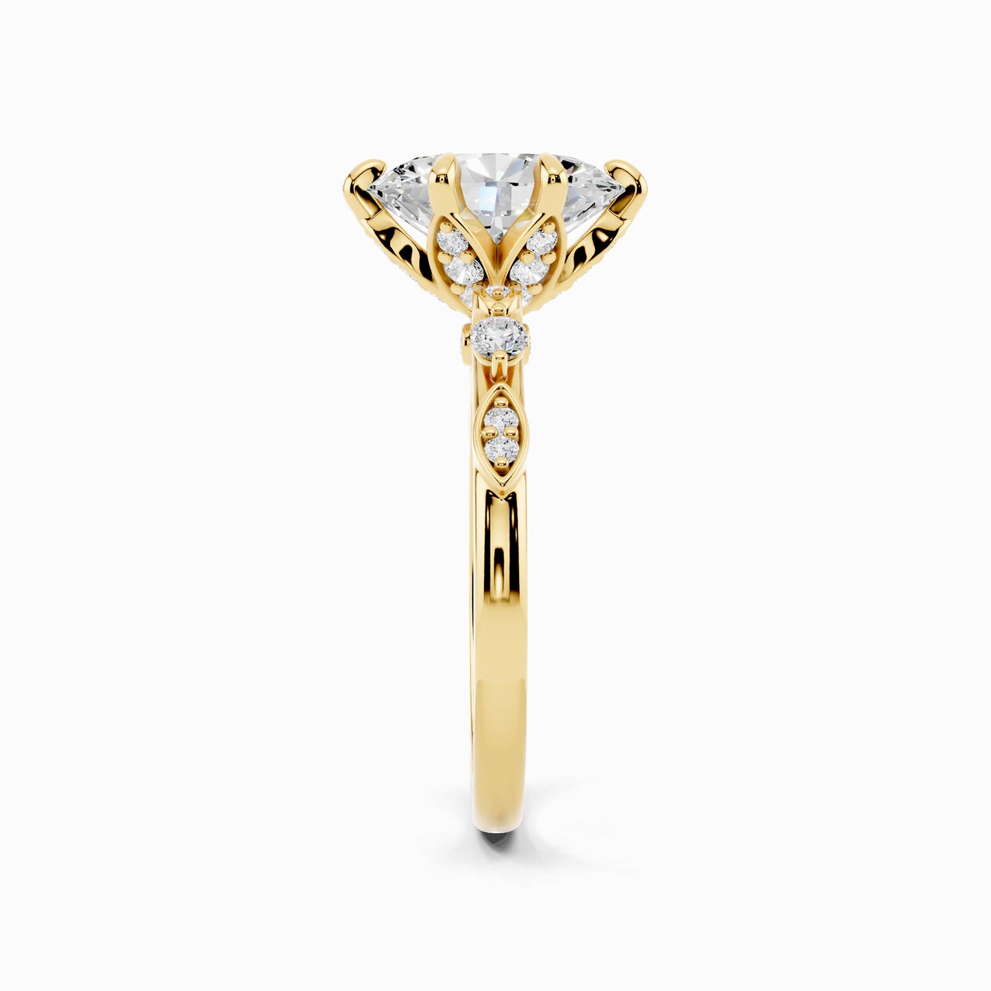 Daphne Oval Cut Engagement Ring