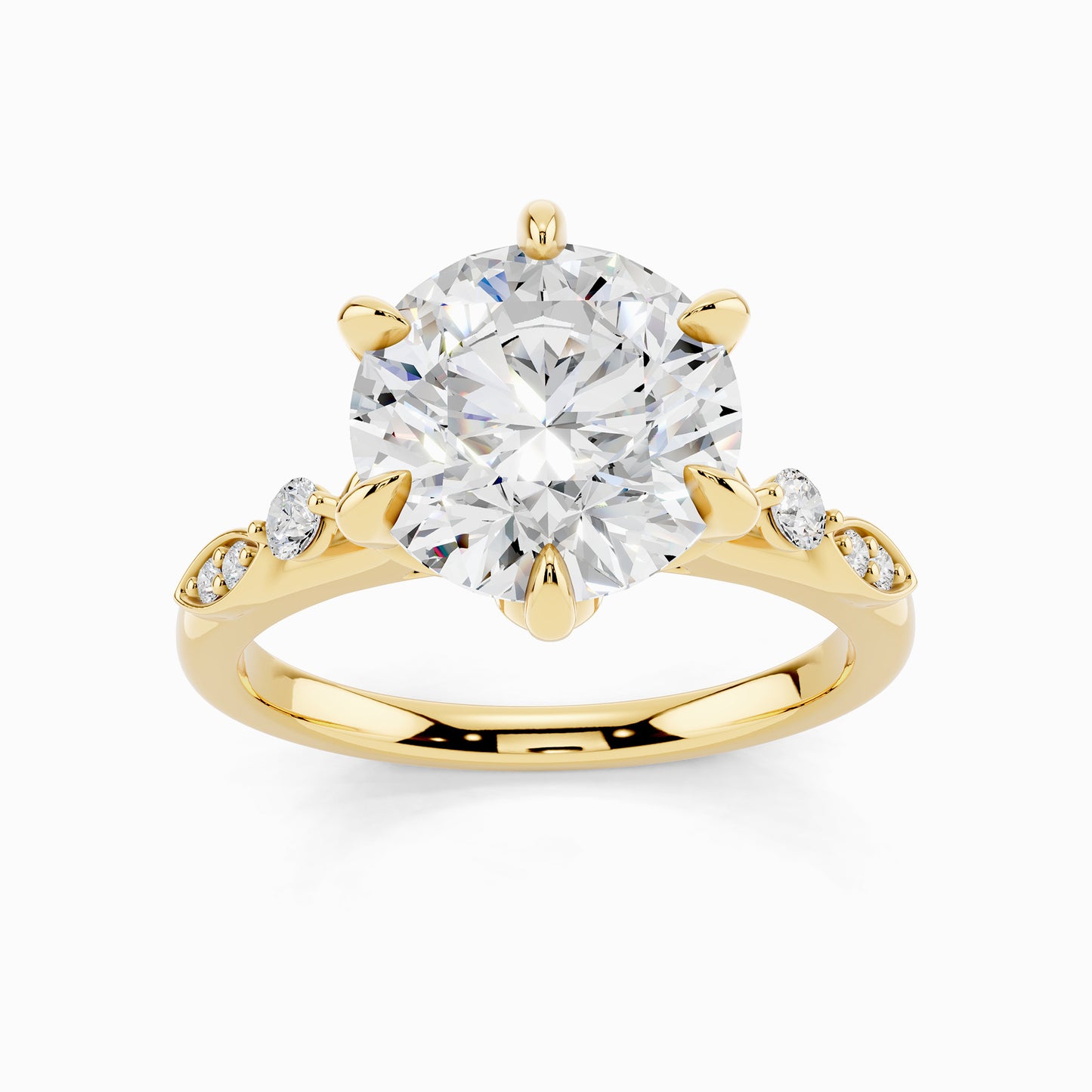 Alysa Sparkle Round Cut Engagement Ring